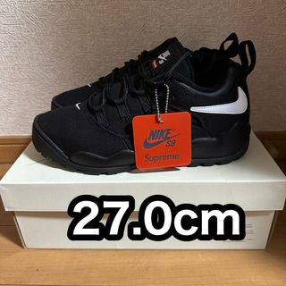 シュプリーム(Supreme)のSupreme Nike SB Darwin Low Black 27cm  黒(スニーカー)