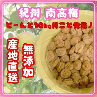 価格高騰！農家直送！紀州南高梅 樽 10kg 無添加 和歌山 紀州 白梅(その他)