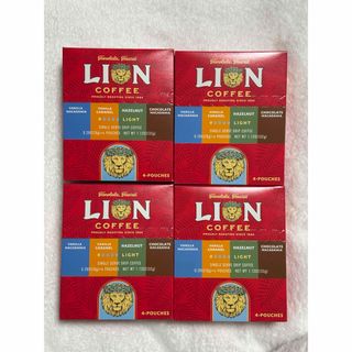 ライオンコーヒー アソート☆バニラキャラメル☆バニラマカダミア☆４箱☆(コーヒー)