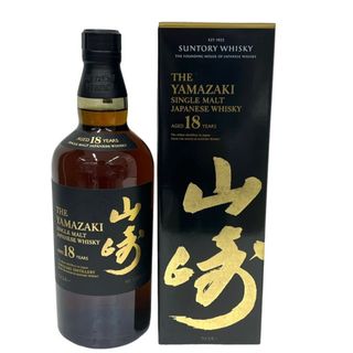 サントリー(サントリー)のSUNTORY サントリー ウイスキー 山崎18年 シングルモルト ホログラムシール付 700ml 43度 箱付属 【新品未開栓品】 52601K197(ウイスキー)
