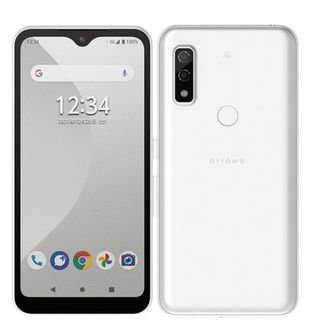 フジツウ(富士通)のFCG01 arrows We ホワイト SIMフリー 本体 au Aランク スマホ  【送料無料】 fcg01wh8mtm(スマートフォン本体)
