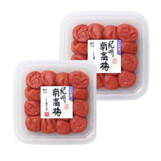 115【完熟南高梅 塩分3％ 800g 紀州南高梅 しそ 高級 梅干し 中峰農園(漬物)