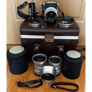 コーワ(Kowa)の希少 KOWA SIX 中判カメラ プロ レンズ フード セット(フィルムカメラ)