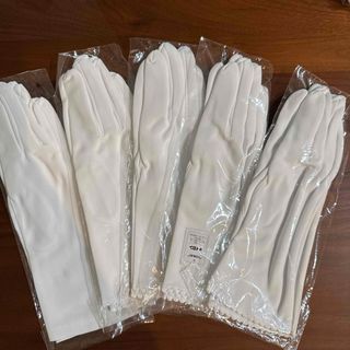 ナイロン　手袋　ホワイト　新品未使用品　(手袋)