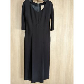 シビラ(Sybilla)のSybillaシビラロングワンピース黒いフィット＆フレアワンピース(ロングワンピース/マキシワンピース)