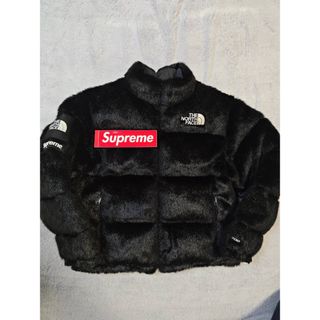 シュプリーム(Supreme)の美品 Supreme North Face Faux Fur ゴリラ ヌプシ М(ダウンジャケット)